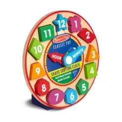 Melissa & Doug Wood Shape Sorting Clock 9 Melissa & Doug Wood Shape Sorting Clock -Melissa & Doug Shop 1420414 ALT98
