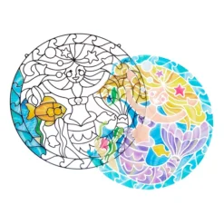 Melissa & Doug Stained Glass Made Easy Mermaid Set -Melissa & Doug Shop 2363888 ALT98