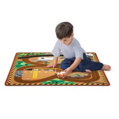 Melissa & Doug Round The Site Construction Truck Rug Play Set -Melissa & Doug Shop 2364000 ALT2
