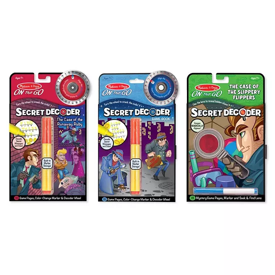 Melissa & Doug Secret Decoder Spy Set 1 Melissa & Doug Secret Decoder Spy Set