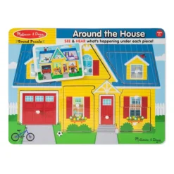 Melissa & Doug Around The House Sound Puzzle -Melissa & Doug Shop 2713680 ALT98