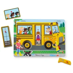Melissa & Doug The Wheels On The Bus Sound Puzzle -Melissa & Doug Shop 2714865 ALT98