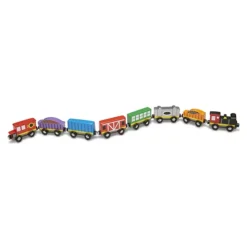 Melissa & Doug Wooden Train Cars Set -Melissa & Doug Shop 2714961 ALT2