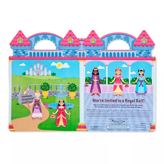 Dress-Up Princess & Mermaid Puffy Sticker Bundle By Melissa & Doug 3 Dress-Up Princess & Mermaid Puffy Sticker Bundle By Melissa & Doug - Image 3