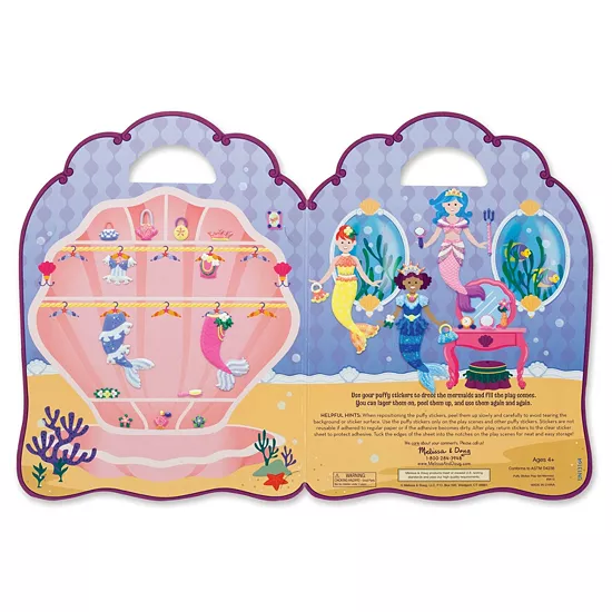Dress-Up Princess & Mermaid Puffy Sticker Bundle By Melissa & Doug 8 Dress-Up Princess & Mermaid Puffy Sticker Bundle By Melissa & Doug - Image 8