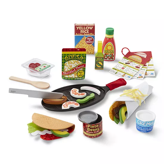Melissa & Doug Fill & Fold Taco & Tortilla Set 1 Melissa & Doug Fill & Fold Taco & Tortilla Set