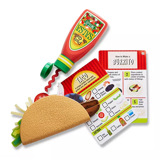 Melissa & Doug Fill & Fold Taco & Tortilla Set 2 Melissa & Doug Fill & Fold Taco & Tortilla Set - Image 2