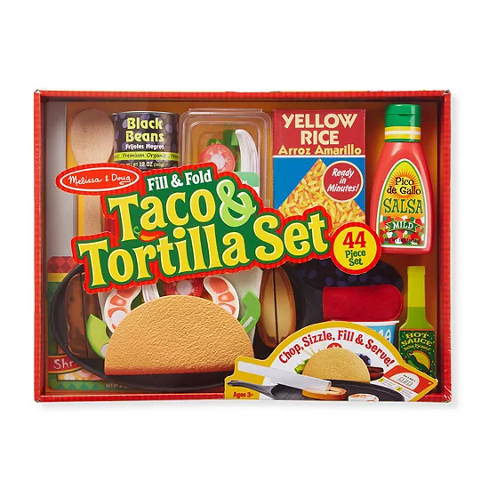 Melissa & Doug Fill & Fold Taco & Tortilla Set 4 Melissa & Doug Fill & Fold Taco & Tortilla Set - Image 4