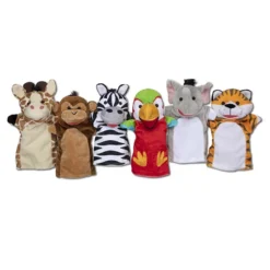 Melissa & Doug Safari Buddies Hand Puppets Set -Melissa & Doug Shop 3581359 ALT98