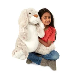 Melissa & Doug Jumbo Burrow Bunny Lop-Eared Rabbit Stuffed Plush Animal -Melissa & Doug Shop 3679009 ALT2