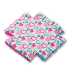 Boys Girls Neutral Melissa & Doug Melissa & Doug Created By Me! Heart Fleece Blanket No-Sew Craft Kit (40 Squares, 3.5 Feet X 5 Feet) -Melissa & Doug Shop 3705312 ALT2