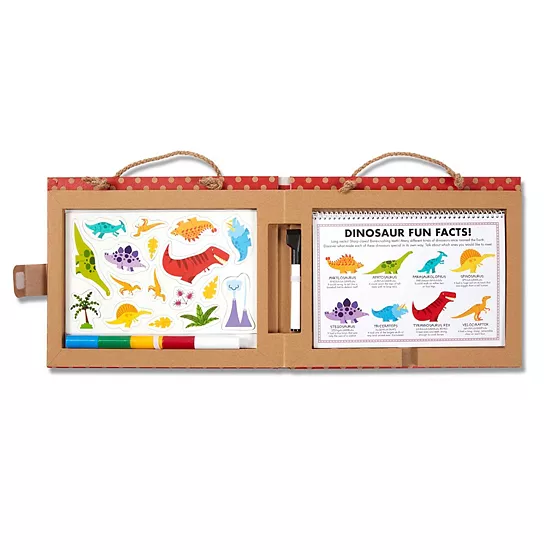 Melissa & Doug Natural Play: Play, Draw, Create Reusable Drawing & Magnet Kit - Dinosaurs 4 Melissa & Doug Natural Play: Play, Draw, Create Reusable Drawing & Magnet Kit - Dinosaurs - Image 4