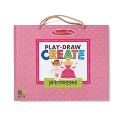 Melissa & Doug Natural Play: Play, Draw, Create Reusable Drawing & Magnet Kit - Princesses