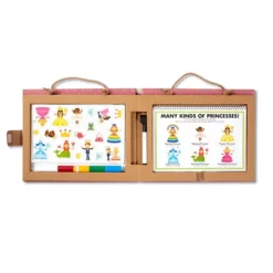 Melissa & Doug Natural Play: Play, Draw, Create Reusable Drawing & Magnet Kit - Princesses -Melissa & Doug Shop 4218093 ALT4
