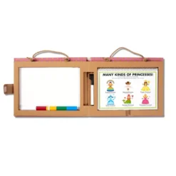 Melissa & Doug Natural Play: Play, Draw, Create Reusable Drawing & Magnet Kit - Princesses -Melissa & Doug Shop 4218093 ALT5