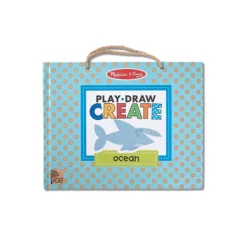 Melissa & Doug Natural Play: Play, Draw, Create Reusable Drawing & Magnet Kit - Ocean