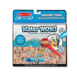 Melissa & Doug On The Go Water Wow! Reusable Water-Reveal Deluxe Activity Pad--Animal Antics -Melissa & Doug Shop 4490078 Town