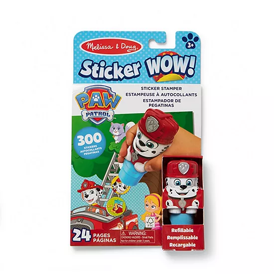 Melissa & Doug PAW Patrol Sticker WOW! Marshall Activity Pad & Stamper 9 Melissa & Doug PAW Patrol Sticker WOW! Marshall Activity Pad & Stamper - Image 9