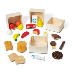 Melissa & Doug Food Groups Wooden Play Food