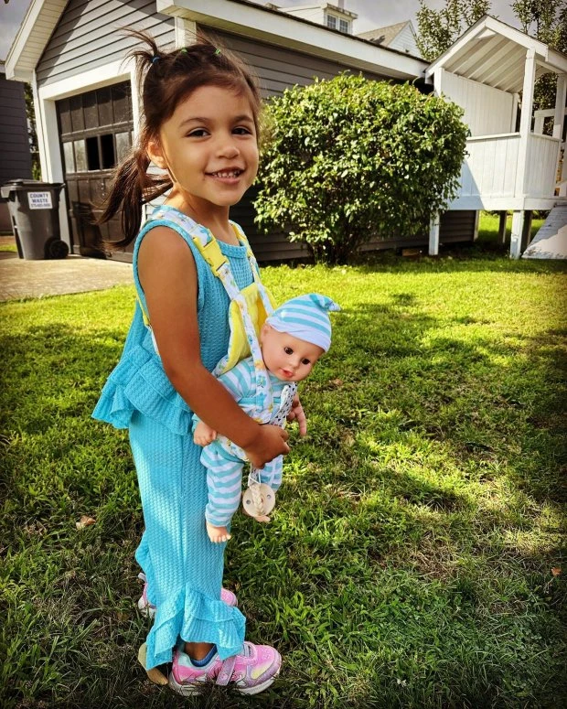 Melissa & Doug Mine To Love Twins Luke & Lucy 15 In. Boy And Girl Baby Dolls With Rompers, Caps, Pacifiers 5 Melissa & Doug Mine To Love Twins Luke & Lucy 15 In. Boy And Girl Baby Dolls With Rompers, Caps, Pacifiers - Image 5