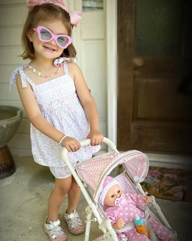 Melissa & Doug Mine To Love Twins Luke & Lucy 15 In. Boy And Girl Baby Dolls With Rompers, Caps, Pacifiers 7 Melissa & Doug Mine To Love Twins Luke & Lucy 15 In. Boy And Girl Baby Dolls With Rompers, Caps, Pacifiers - Image 7