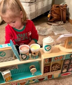 Melissa & Doug 35-pc. Wooden Café Barista Coffee Shop -Melissa & Doug Shop 620 13