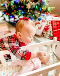 Melissa & Doug Mine To Love Wooden Play Cradle For Dolls, Stuffed Animals - White -Melissa & Doug Shop 620 147