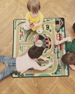 Melissa & Doug Round The Rails Train Rug -Melissa & Doug Shop 620 164