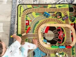 Melissa & Doug Round The Rails Train Rug -Melissa & Doug Shop 620 165