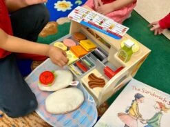 Melissa & Doug Wooden Slice & Stack Sandwich Counter With Deli Slicer-- 56-Piece Pretend Play Food Pieces 33 Melissa & Doug Wooden Slice & Stack Sandwich Counter With Deli Slicer-- 56-Piece Pretend Play Food Pieces -Melissa & Doug Shop 620 44