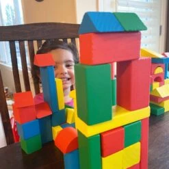 Melissa & Doug 100-pc. Wood Block Set -Melissa & Doug Shop 620 5