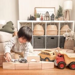 Melissa & Doug 60-pc. Solid-Wood Building Blocks With Wooden Storage Tray -Melissa & Doug Shop 620 50