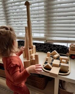 Melissa & Doug 60-pc. Solid-Wood Building Blocks With Wooden Storage Tray -Melissa & Doug Shop 620 51