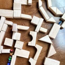 Melissa & Doug 60-pc. Solid-Wood Building Blocks With Wooden Storage Tray -Melissa & Doug Shop 620 52