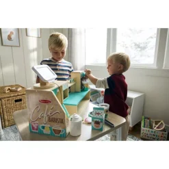 Melissa & Doug 35-pc. Wooden Café Barista Coffee Shop -Melissa & Doug Shop 6887090 CP ALT61