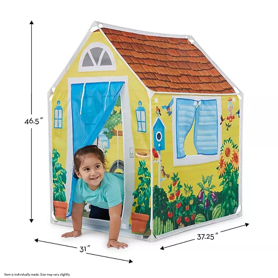 Melissa & Doug Cozy Cottage Fabric Play Tent And Storage Tote 13 Melissa & Doug Cozy Cottage Fabric Play Tent And Storage Tote - Image 13