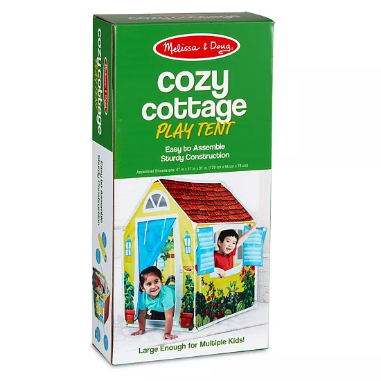 Melissa & Doug Cozy Cottage Fabric Play Tent And Storage Tote 18 Melissa & Doug Cozy Cottage Fabric Play Tent And Storage Tote - Image 18
