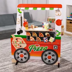 Melissa & Doug Wooden Pizza Food Truck Activity Center With Play Food 29 Melissa & Doug Wooden Pizza Food Truck Activity Center With Play Food -Melissa & Doug Shop 7040276 ALT19