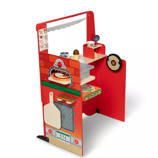 Melissa & Doug Wooden Pizza Food Truck Activity Center With Play Food 13 Melissa & Doug Wooden Pizza Food Truck Activity Center With Play Food - Image 13