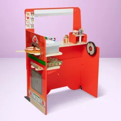 Melissa & Doug Wooden Pizza Food Truck Activity Center With Play Food 37 Melissa & Doug Wooden Pizza Food Truck Activity Center With Play Food -Melissa & Doug Shop 7040276 ALT6