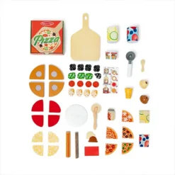 Melissa & Doug Wooden Pizza Food Truck Activity Center With Play Food 39 Melissa & Doug Wooden Pizza Food Truck Activity Center With Play Food -Melissa & Doug Shop 7040276 ALT9