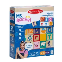 Melissa & Doug Ms. Rachel Wooden Learning Blocks And Activity Cards Playset 39 Melissa & Doug Ms. Rachel Wooden Learning Blocks And Activity Cards Playset -Melissa & Doug Shop 7152572 ALT4