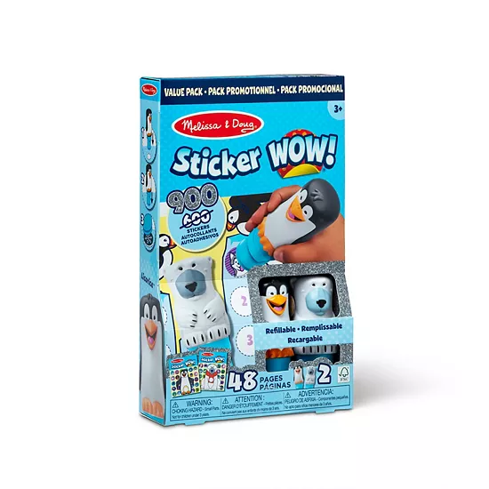 Melissa & Doug Sticker WOW!® Activity Pads & Sticker Stampers Winter Value Pack 8 Melissa & Doug Sticker WOW!® Activity Pads & Sticker Stampers Winter Value Pack - Image 8