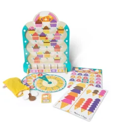 Melissa & Doug Fun At The Fair! Wooden Double-Sided Roulette & Plinko Games -Melissa & Doug Shop 7187564 ALT12
