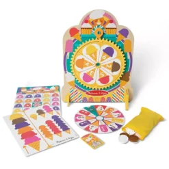 Melissa & Doug Fun At The Fair! Wooden Double-Sided Roulette & Plinko Games -Melissa & Doug Shop 7187564 ALT13