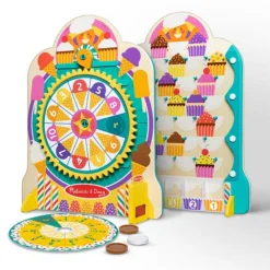 Melissa & Doug Fun At The Fair! Wooden Double-Sided Roulette & Plinko Games -Melissa & Doug Shop 7187564 ALT16