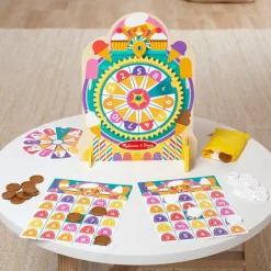 Melissa & Doug Fun At The Fair! Wooden Double-Sided Roulette & Plinko Games -Melissa & Doug Shop 7187564 ALT18