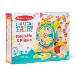 Melissa & Doug Fun At The Fair! Wooden Double-Sided Roulette & Plinko Games -Melissa & Doug Shop 7187564 ALT20