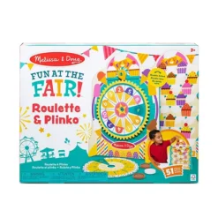 Melissa & Doug Fun At The Fair! Wooden Double-Sided Roulette & Plinko Games -Melissa & Doug Shop 7187564 ALT21
