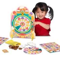 Melissa & Doug Fun At The Fair! Wooden Double-Sided Roulette & Plinko Games -Melissa & Doug Shop 7187564 ALT22